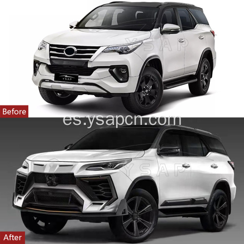 Nueva llegada 2016-2020 Kit de cuerpo de estilo Fortuner Lambo